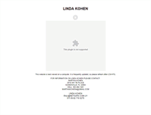 Tablet Screenshot of lindakohen.com